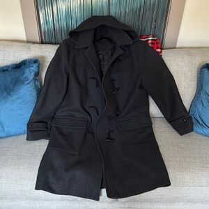 Banana republic brown men’s duffle coat